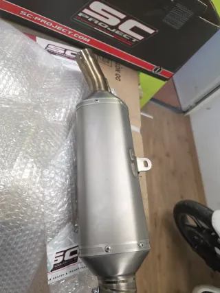 Cola de escape SC Project Raid aprilia tuareg