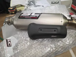 Cola de escape SC Project Raid aprilia tuareg