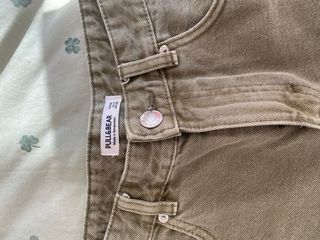 Pantalón vaquero corto caqui talla 34