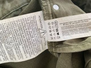 Pantalón vaquero corto caqui talla 34