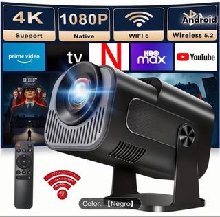 Proyector Inteligente Android Negro