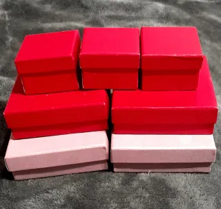 Lote 6 cajitas para joyería