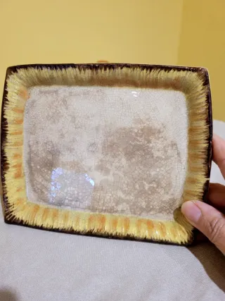 Mantequera Antigua Cerámica Inglesa