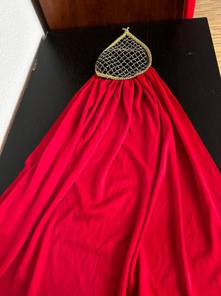 Disfraz Medieval Rojo y Dorado Talla Única