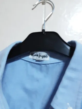 Camisa azul El Corte Inglés mujer