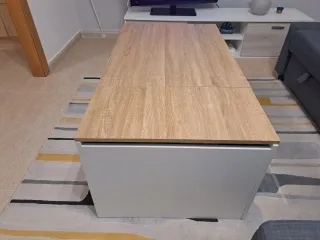 Mesa de centro elevable