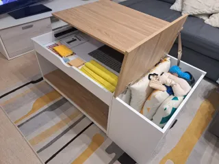 Mesa de centro elevable