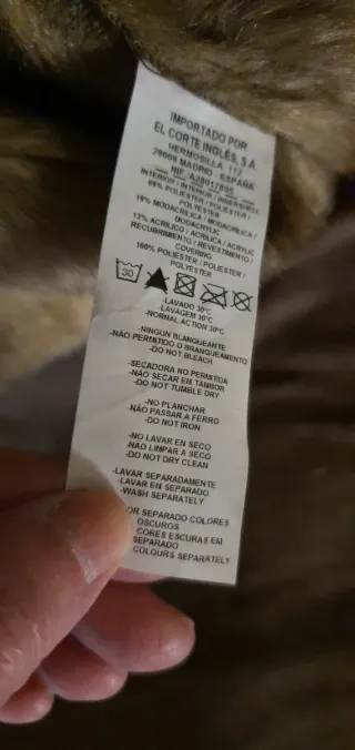 Abrigo Marrón Lloyd's Corte Inglés