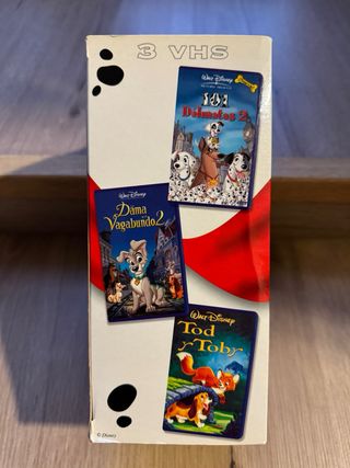 Pack 3 VHS Disney Mascotas