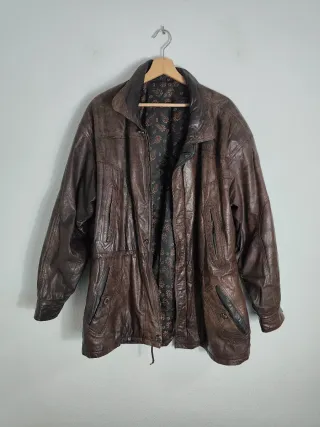 Chaqueta de cuero vintage