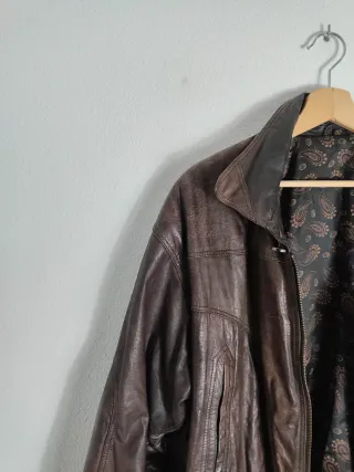Chaqueta de cuero vintage