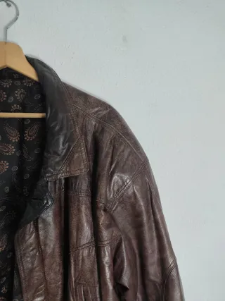 Chaqueta de cuero vintage