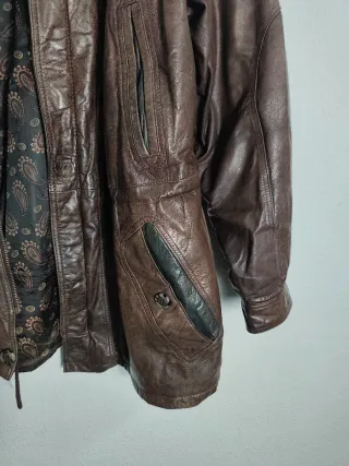 Chaqueta de cuero vintage