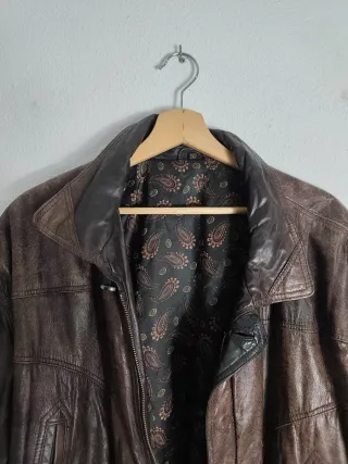 Chaqueta de cuero vintage