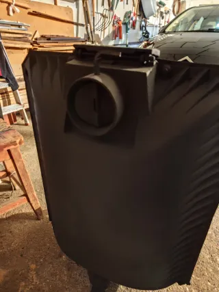 Estufa Hierro Fundido Salamandra Negra