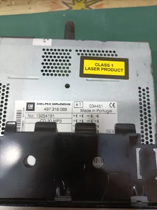 Radio CD 30 MP3 Opel