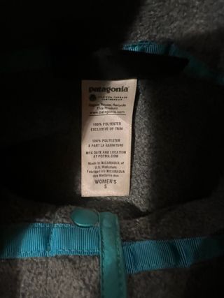 Pile Patagonia Synchilla Grigio Turchese