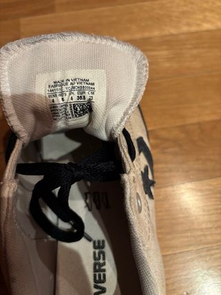 Zapatillas Converse Beige y Azul