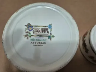 Juego 2 Joyeros Porcelana San claudio