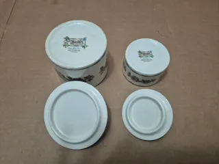 Juego 2 Joyeros Porcelana San claudio