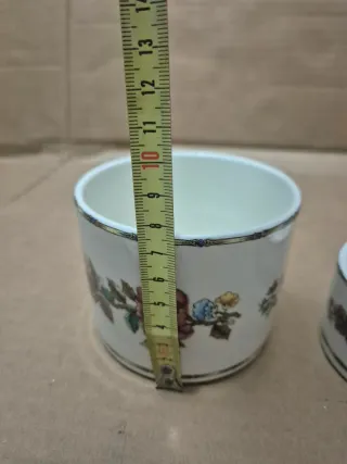 Juego 2 Joyeros Porcelana San claudio