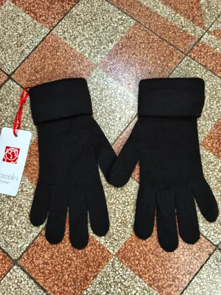 Guanti Braccialini donna taglia M neri
