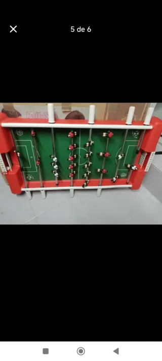 Futbolín Vintage Rojo