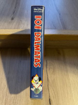 VHS 101 Dálmatas Clásicos Disney
