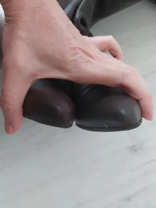 Botas piel marrón chocolate Massimo Dutti Talla 40