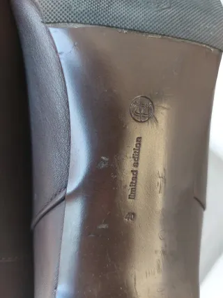 Botas piel marrón chocolate Massimo Dutti Talla 40