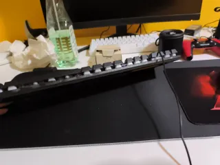 Teclado Ratón y alfombrilla gaminge barata tempest