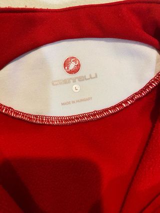 Maillot Ciclismo Mujer Castelli Rojo