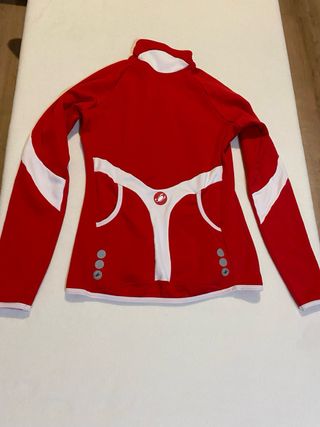 Maillot Ciclismo Mujer Castelli Rojo