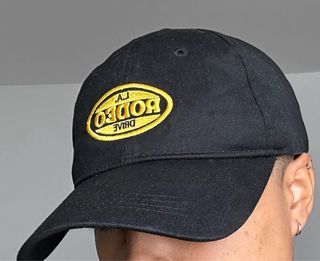 Gorra Bershka Negra Bordada Rodeo Drive