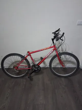 Bicicleta Clásica Roja 24