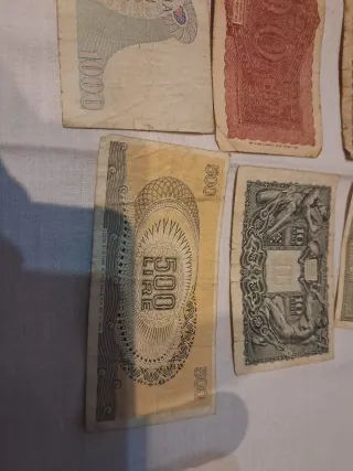 Lotes de Billetes Antiguos Italianos