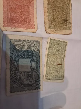 Lotes de Billetes Antiguos Italianos