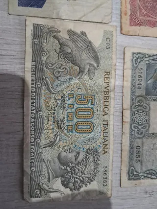 Lotes de Billetes Antiguos Italianos