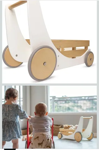 Andador Kinderfeets Madera 2 en 1 Amazon 100€