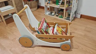 Andador Kinderfeets Madera 2 en 1 Amazon 100€