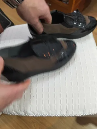 Zapatos de vestir charol y ante