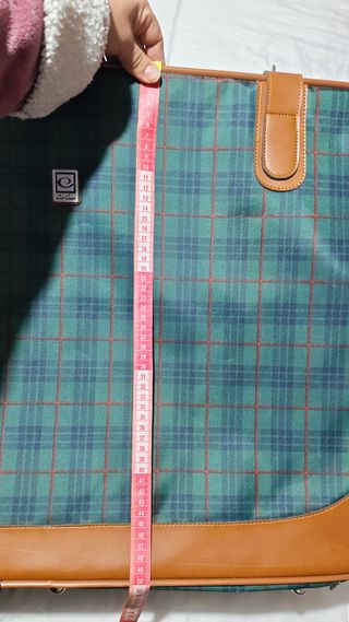 Bolsos de viaje vintage de cuadros