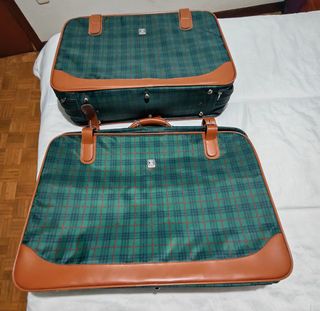 Bolsos de viaje vintage de cuadros