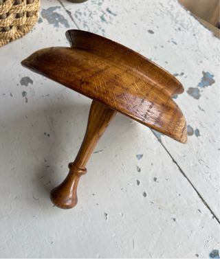 Antipastiera in legno vintage a 3 scomparti