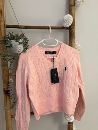 Jersey Polo Ralph Lauren Rosa Talla M