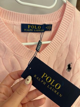 Jersey Polo Ralph Lauren Rosa Talla M