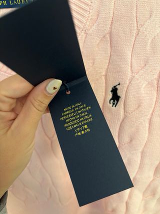 Jersey Polo Ralph Lauren Rosa Talla M