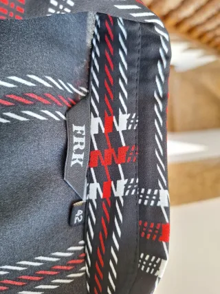 Camisa cuadros semitransparente