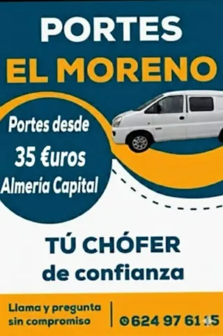 Portes y mudanzas -€35 tlf y wuasap 624976115