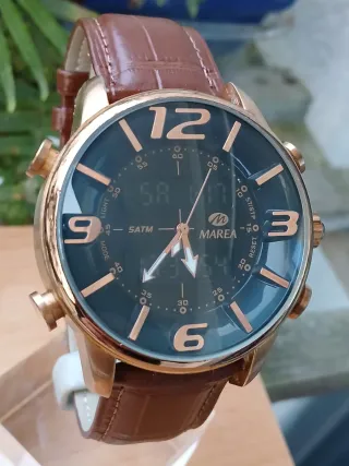 Reloj Marea Cuarzo Marrón